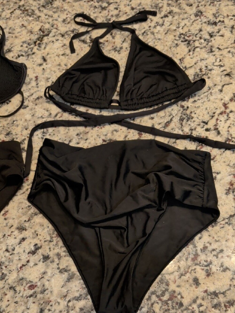 3 Set Bundle Black Bikinis Mix And Match Swimwear - Picture 4 of 4